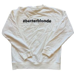 Random Golf Club Charlie+Co Crewneck Sweatshirt Men’s M Ivory Golf Better Blonde